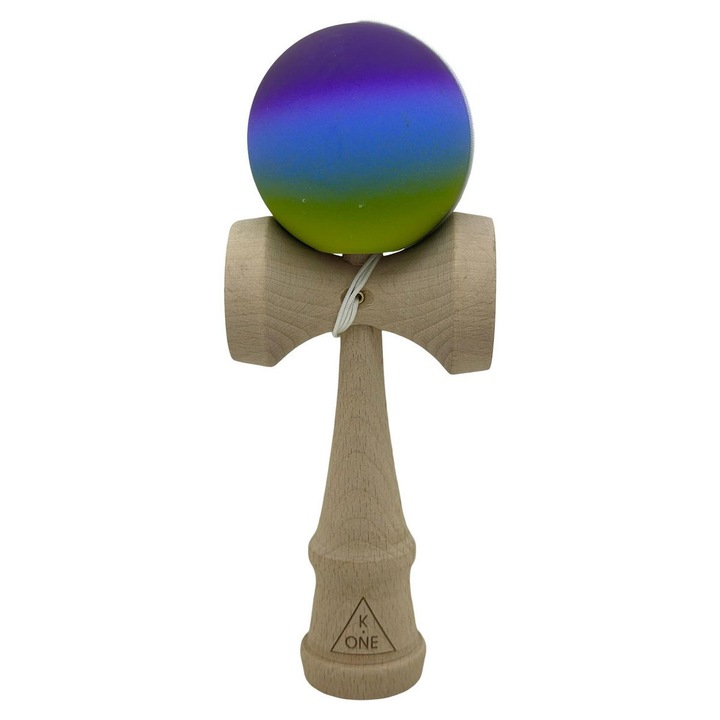 Kendama din Lemn K-One - Design Colorat si Clasic