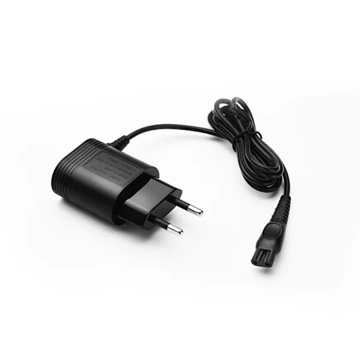 Incarcator adaptor pentru aparat de ras si trimmer, compatibil cu Philips Norelco HQ8505/9000/7000/5000/3000, intrare 100-240V 50-60Hz, iesire 15V 500mA, cablu 1.2m, cu protectie la supracurent, supratensiune si scurtcircuit, negru, 1 buc