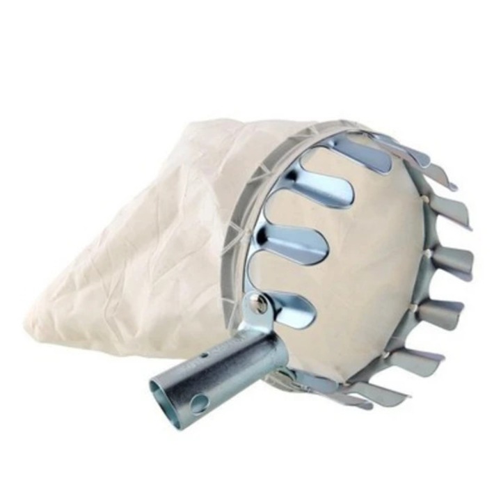 Colector fructe cu sac din panza, rezistent, unghi reglabil, 30x50cm