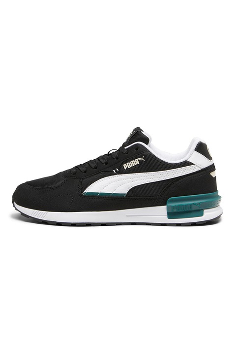 Puma, Graviton Mesh cipők, fehér, zöld, fekete, 10