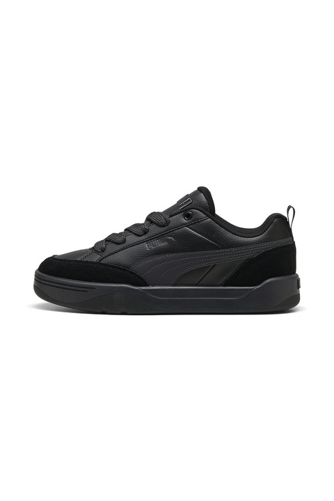 Puma, Pantofi sport cu detalii de piele intoarsa Park Lifestyle, Negru, 9.5