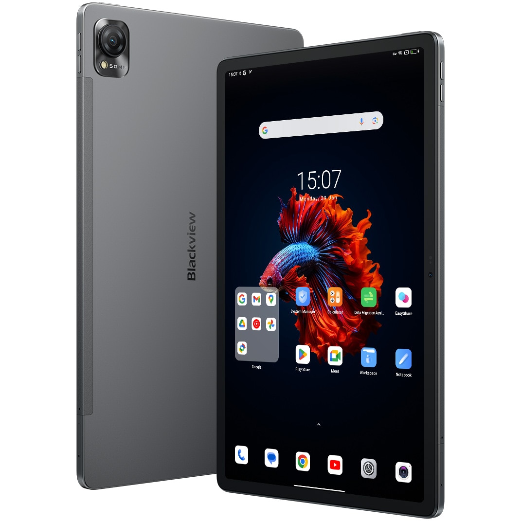 Tableta Blackview MEGA 1, 256GB, 12GB RAM, 4G, WiFi, Space Gray