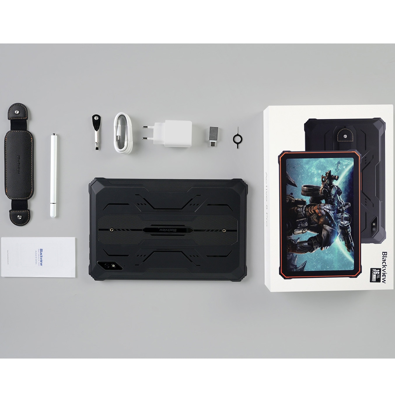 Tableta Blackview Active 8 Pro Rugged, 256GB, 8GB RAM, 4G, WiFi, Black