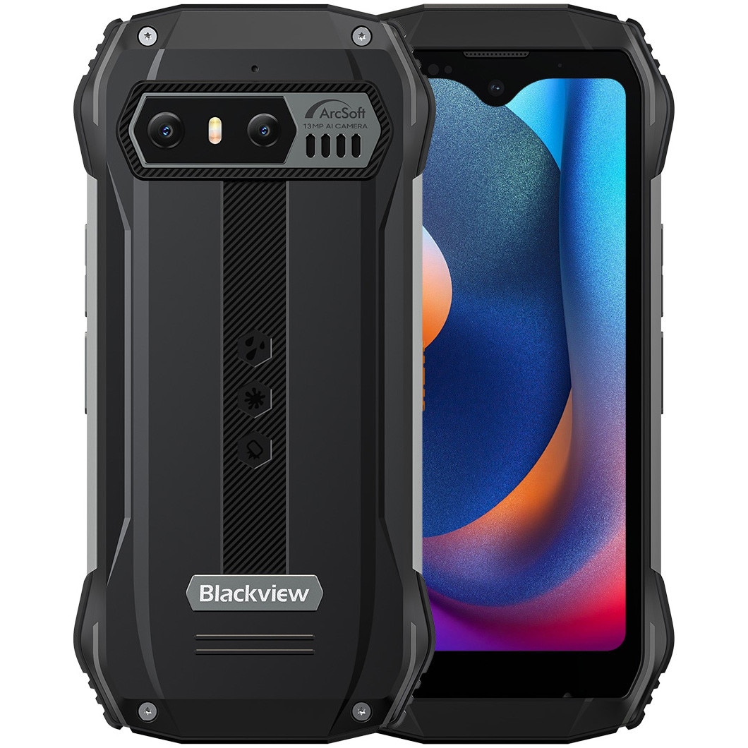 Telefon mobil Blackview Rugged N6000 SE, 128GB, 4GB RAM, 4G, Black