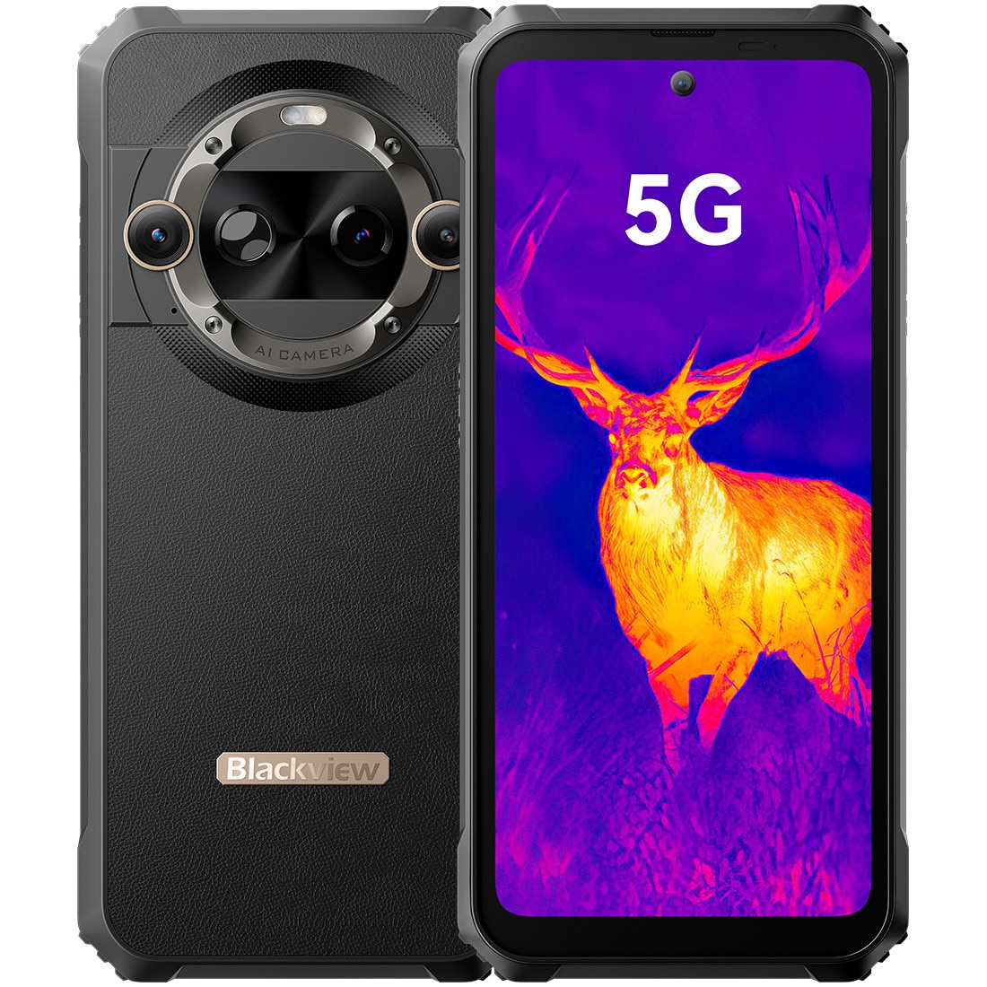 Telefon mobil Blackview Rugged BL9000 PRO, 512GB, 12GB RAM, 5G, Black