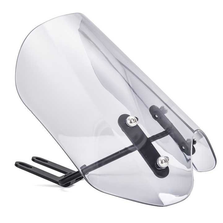 Parbriz moto, TopX pentru Honda CMX 500 Rebel, fumuriu, set de montaj, 2018-2024