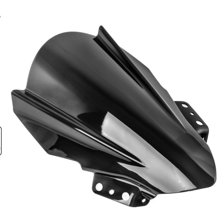 Parbriz moto, TopX, pentru Kawasaki Ninja 250 SL, 2015-2016, negru, montaj simplu