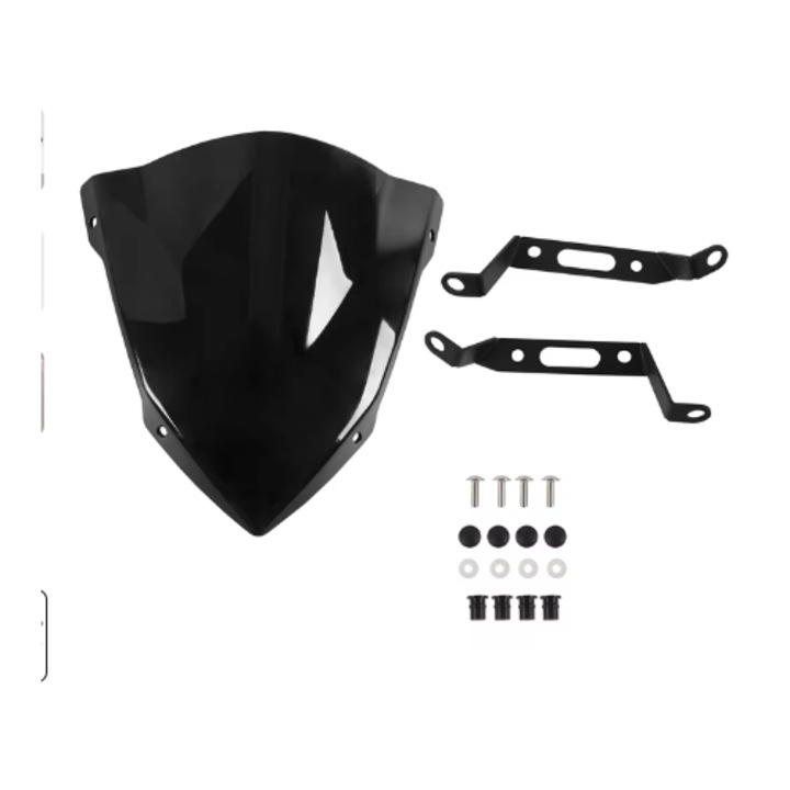 Parbriz moto, TopX, Pentru Yamaha MT07, 2018-2020, cu kit montaj