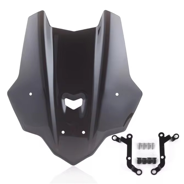 Motorkerékpár szélvédő, TopX, Yamaha MT10 FZ10 2016-2021 fekete