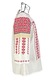 Bluza dama tip ie 257 alb/rosu bordo marimea S