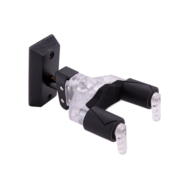 Suport de perete pentru chitara, Hercules, cu baza din lemn, capacitate 7 kg, compatibil cu gaturi de 28-52 mm