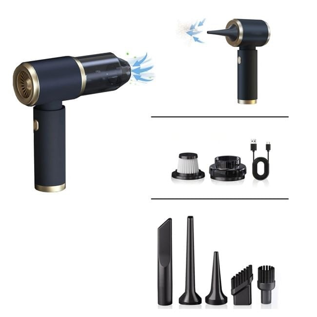 Aspirator Electric Antbro, Reincarcabil 5 in 1, 50W, Portabil, Compact, Incarcare USB