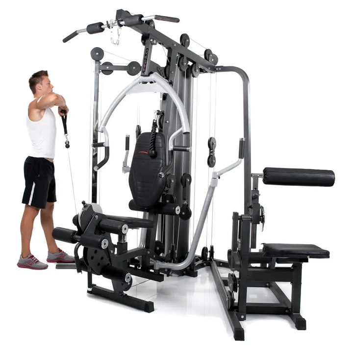 Aparat fitness multifunctional Finnlo Autark 6600, Sistem de rezistenta cu greutati, Functie profesionala de extensie pentru picioare, Greutate maxima 120 kg