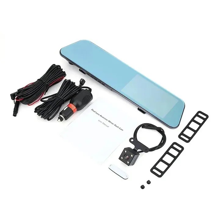 Oglinda Auto DVR AT PERFORMANCE® cu Camera Fata-Spate Full HD 1080P