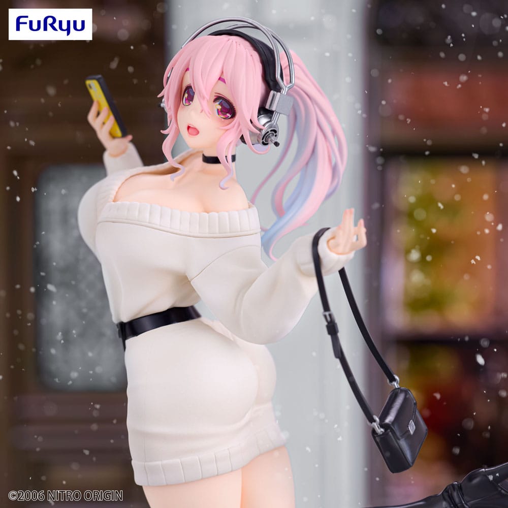 Figurina Super Sonico Trio-Try-iT PVC Statue Winter Memory Ver. 21