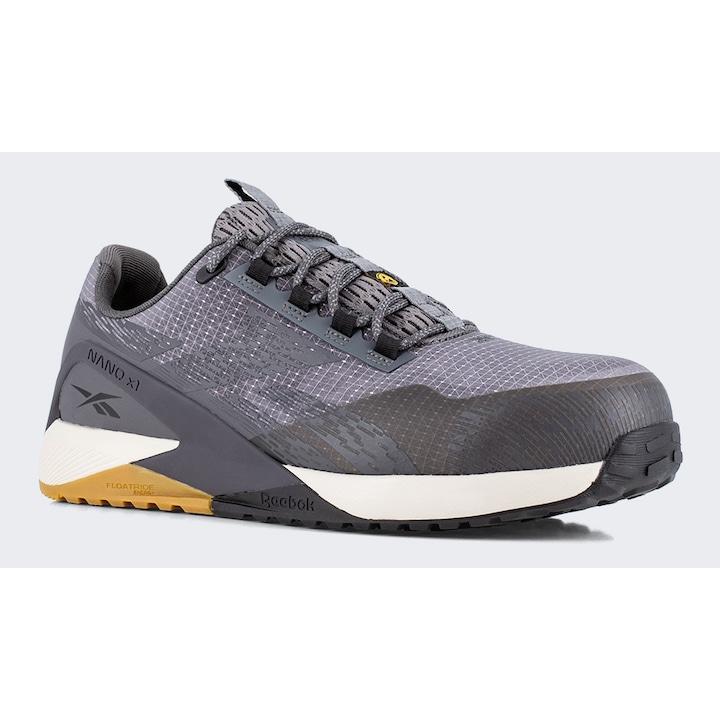 Pantofi sport Reebok X1 Adventure S1PS, antiderapanti, impermeabili, plasa, gri, 47 EU
