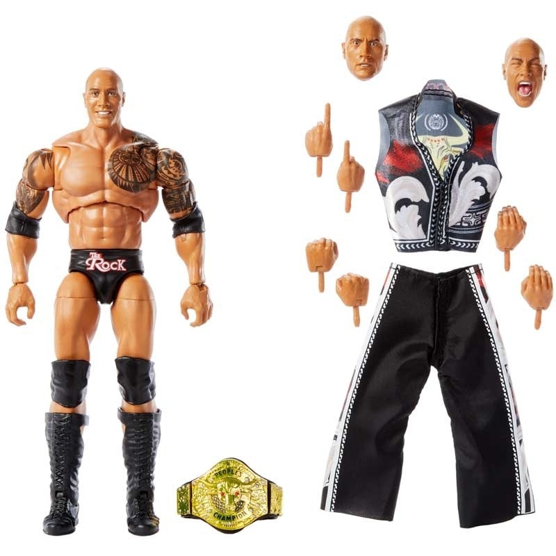 Figurina articulata The Rock (Wave 25) WWE Ultimate Edition 15 cm