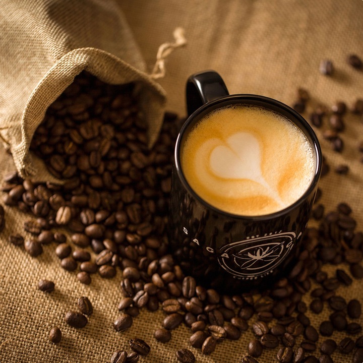 Tablou canvas Coffee II 20 x 20 cm decor perete bucatarie cafenea