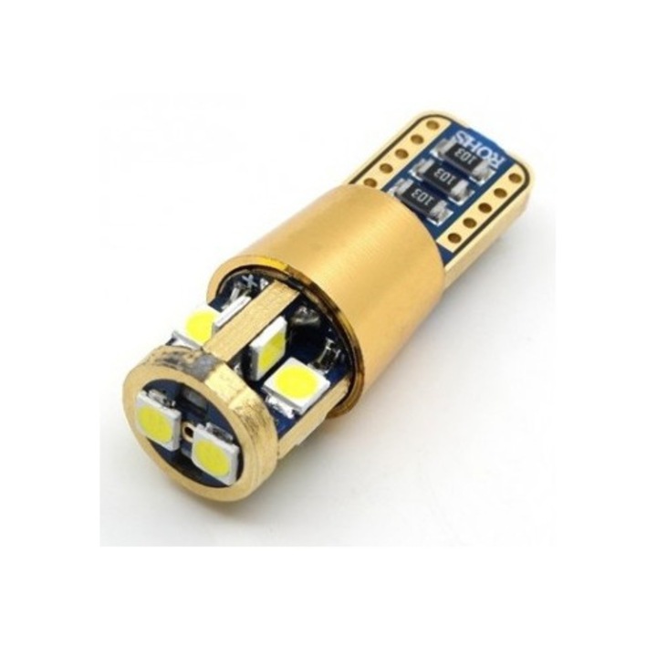 Автомобилен LED T10/(W5W) Canbus с 10 SMD 2835 - BTLEK005