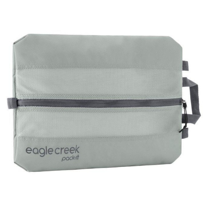 Sac pentru incaltaminte Eagle Creek Reveal Pro, gri, 28x41cm, capacitate 1 pereche de pantofi