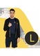 Мъжки къси панталони, Emporio Armani EA7, Памук, Външна дължина на крачола, Вътрешна дължина на крачола, Тъмносин, Тъмносин