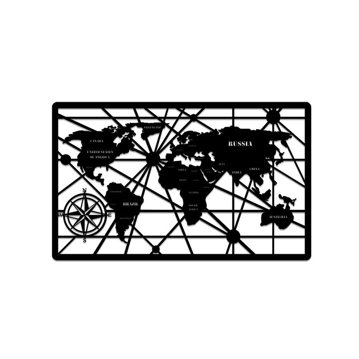 Wallity fém dekorációs festmény 82x50cm, 1,5mm vastagság, 0,8kg