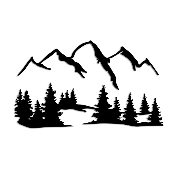 Wallity dekoratív fémfestmény, 66x23cm, 70x41cm, 1,5mm vastagság, 0,76kg