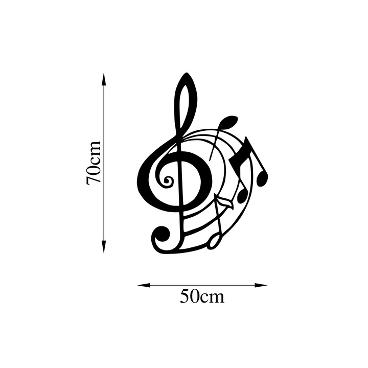 Wallity dekoratív fémkép 50x70cm, vastagság 1,5mm, falra akasztáshoz