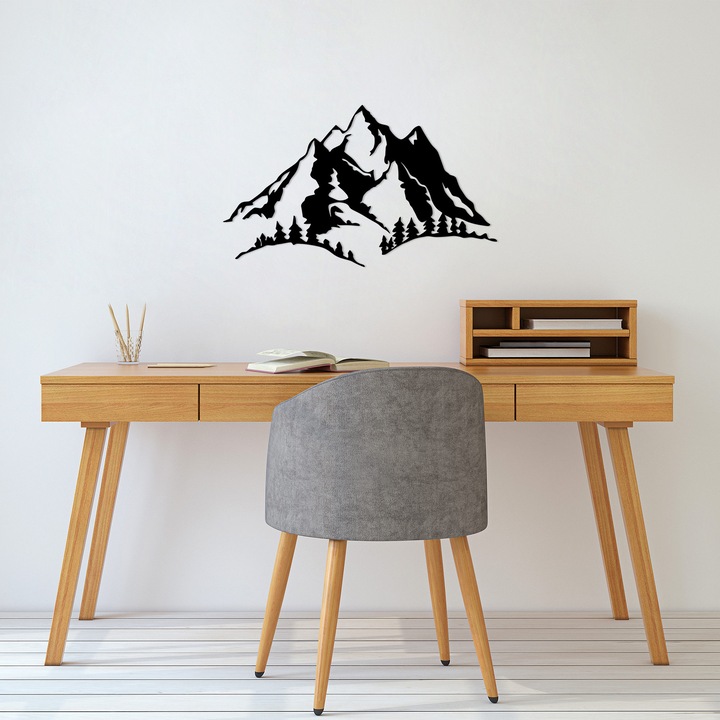 Dekoratív fém fali kiegészítő, Wallity, 70x41cm, 1,5mm vastagság