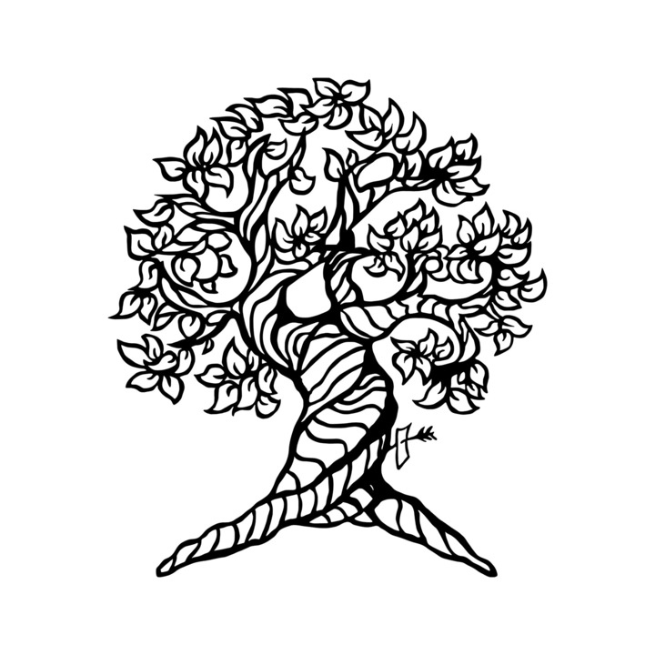 Dekoratív fém fali kiegészítő, Wallity, 62x70cm, 1,5mm vastagság