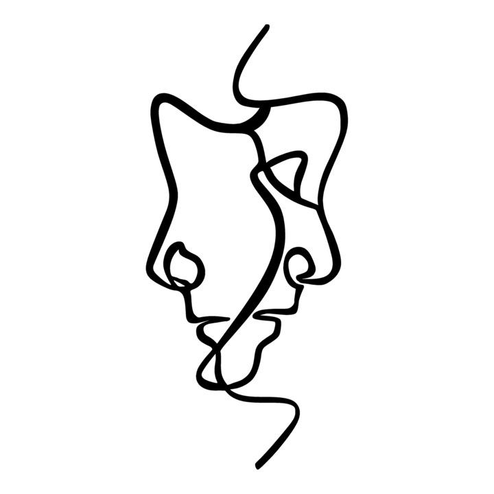 Dekoratív fém fali kiegészítő, Wallity, 40x73cm, 1,5mm vastagság