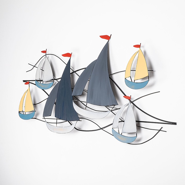 Dekoratív fémfestmény Wallity 6613, 123x60cm, 1,5mm vastagság, kézzel festett