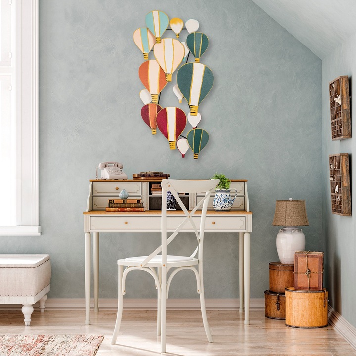 Dekoratív fémfestmény, Wallity, 105x53cm, 1,5mm vastagság, kézzel festett