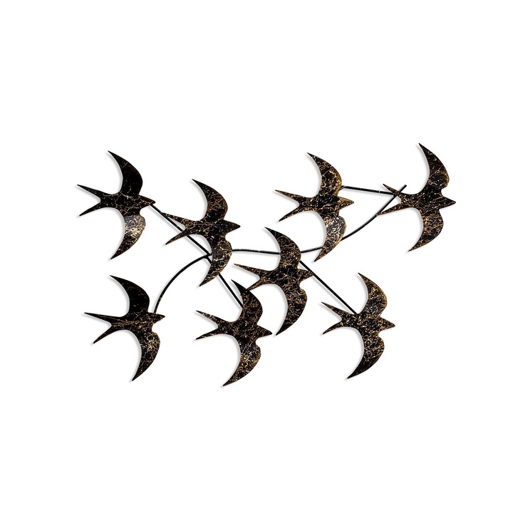 Wallity 6865 kézzel festett fémkép többszínű 69x41x7cm