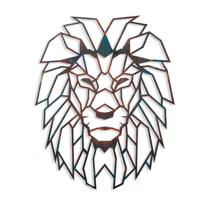 Dekoratív fémfestmény, Wallity, 40x50cm, 1,5mm vastagság, vegyes színek