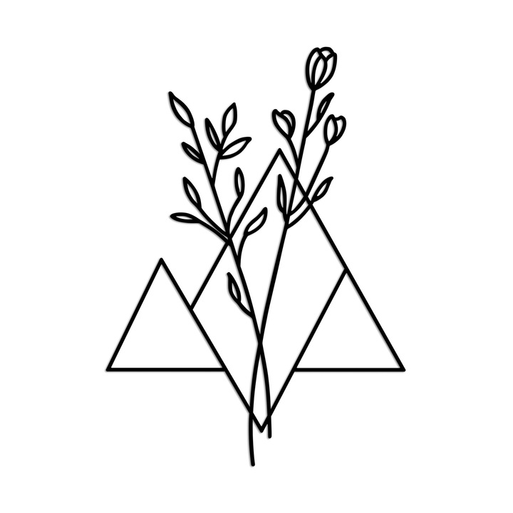 Dekoratív fémfestmény Wallity 70x50cm, 1.5mm, súly 0.3kg