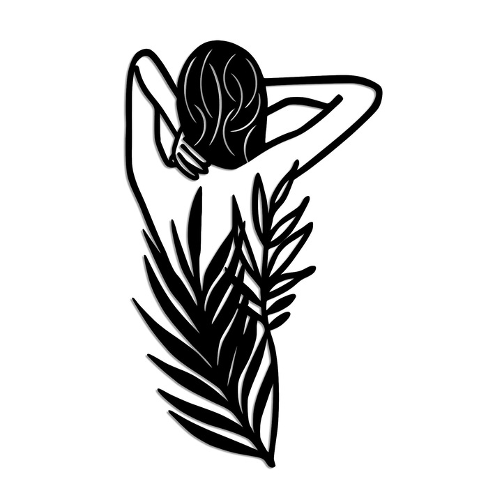 Dekoratív fém fali kiegészítő, Wallity, 42x70cm, 1,5mm vastagság