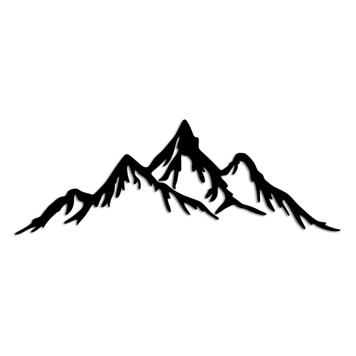 Dekoratív fém fali kiegészítő, Wallity, 62x22cm, 1,5mm vastagság