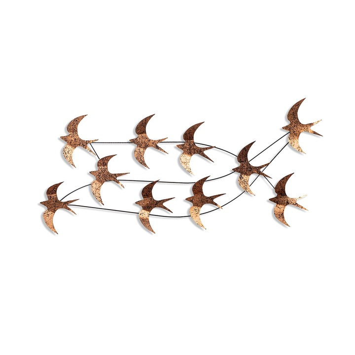 Wallity 7024 fémfestmény, kézzel festett, 45x104x8cm