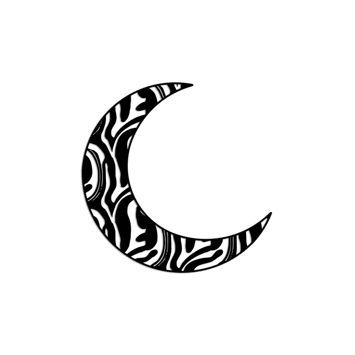 Dekoratív fém fali kiegészítő, Wallity, 49x49cm, 1,5mm vastagság