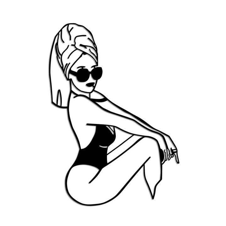 Dekoratív fémfestmény, Wallity, 50x70cm, 1,5mm vastagság, 0,4kg