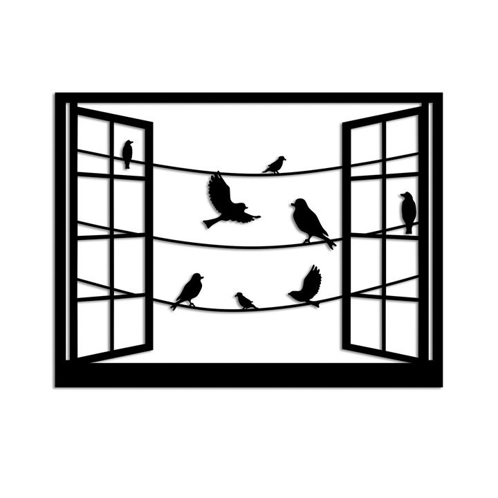 Wallity 7934 fémfestmény 70x53cm ezüst