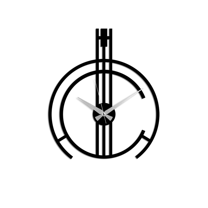 Dekoratív falióra, Wallity, 49x38cm, fém, 1.5mm, 0.26kg