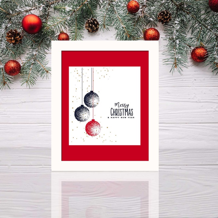 Keretezett díszfestmény, Wallity, 23,5x28,5cm, MDF, PVC