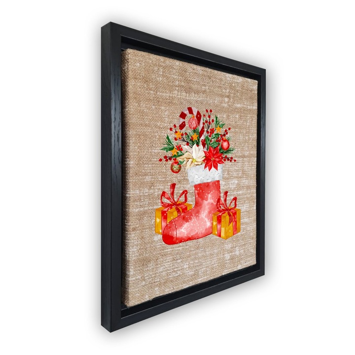 Dekoratív festmény kerettel, Wallity, 47x67cm, digitális nyomtatás, 100% velúr vászon