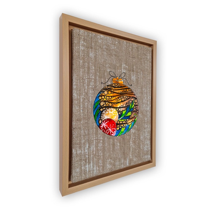 Dekoratív festmény kerettel, Wallity, 47x67cm, velúr vászon, digitális nyomtatás