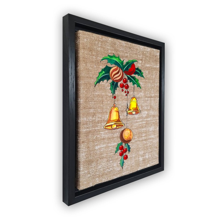 Dekoratív festmény kerettel, Wallity, 100% velúr, digitális nyomtatás, 36x46cm