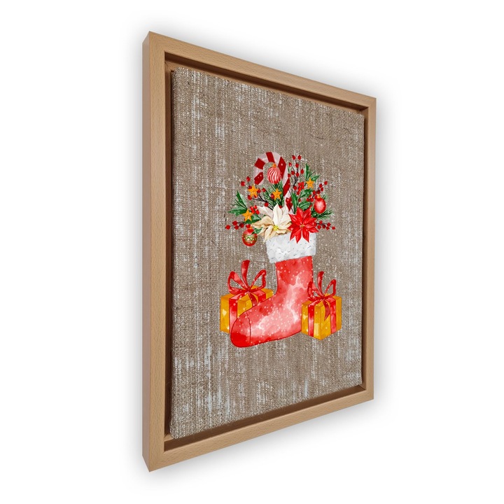 Dekoratív festmény kerettel, Wallity, 36x46cm, velúr vászon, digitális nyomtatás