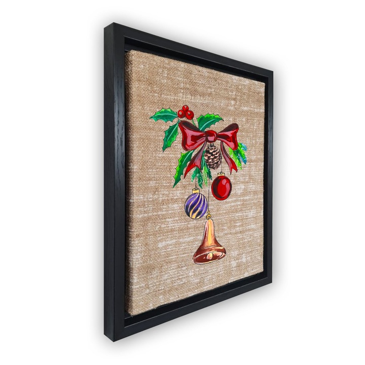 Dekoratív festmény kerettel, Wallity, 47x67cm, velúr vászon, digitális nyomtatás