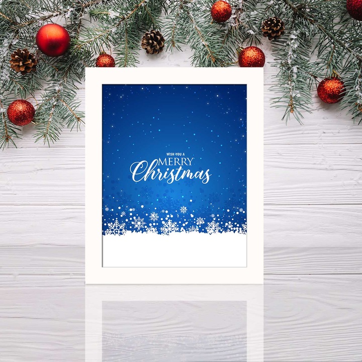 Keretezett díszfestmény, Wallity, 23,5x28,5cm, mdf, pvc